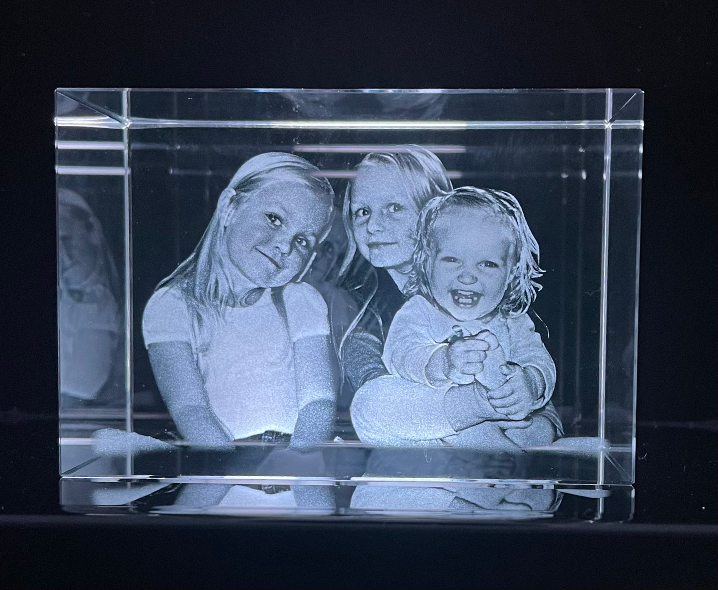 Krystallkube 9x6x6 cm