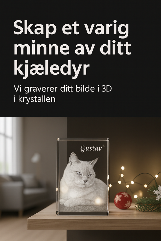 Krystallkube  9x6x6 cm