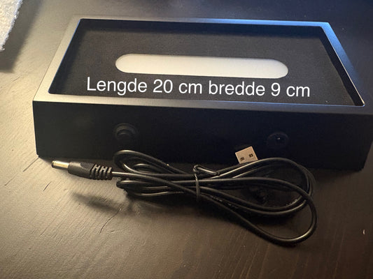Ekstra stor lysbase med LED 20x9cm – for de største krystallene