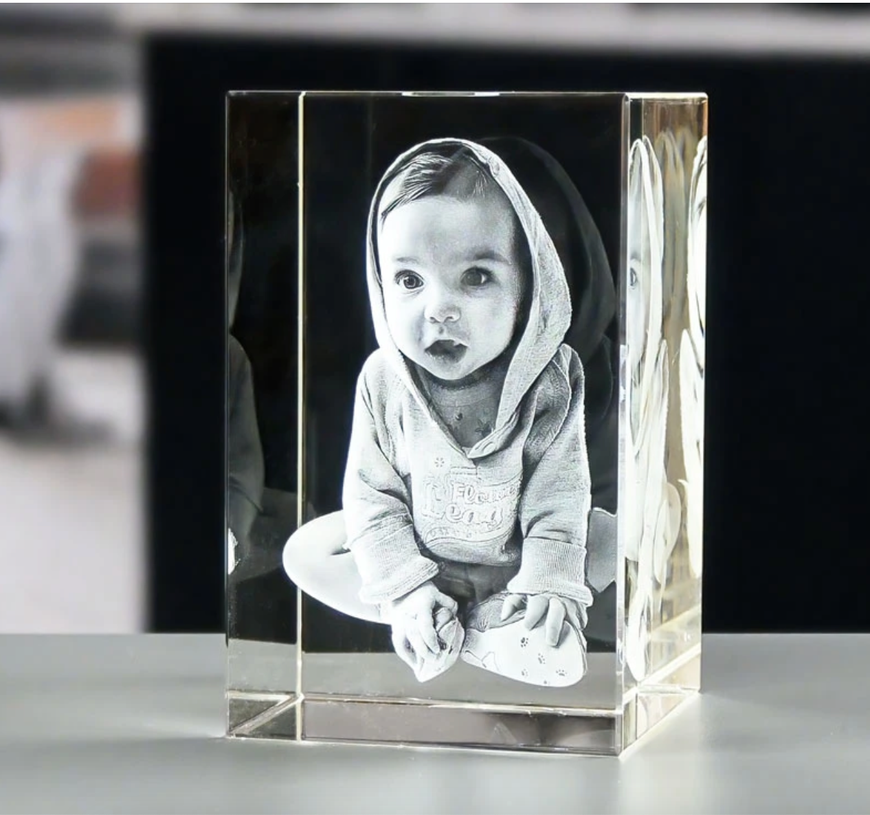 Rektangulær krystallkube, 7 størrelser